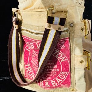 Louis Vuitton Trunks & Bags Fl0012 Tan Canvas Tote